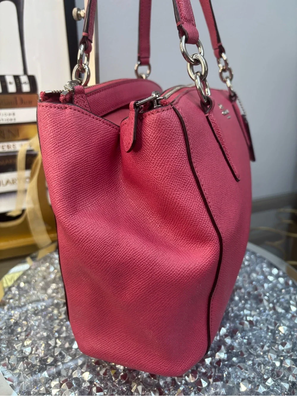 Coach 2016 Christie Carryall in Crossgrain Leather - Picture 6 of 14